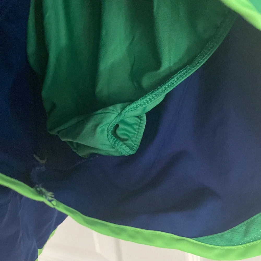 Blue, Green, and Neon Green Nike Tempo Fri-fit Running Shorts size Large - Picture 6 of 7